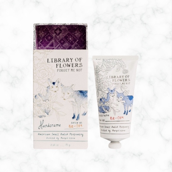 Margot Elena Skincare Library Of Flowers Me Not Handcreme